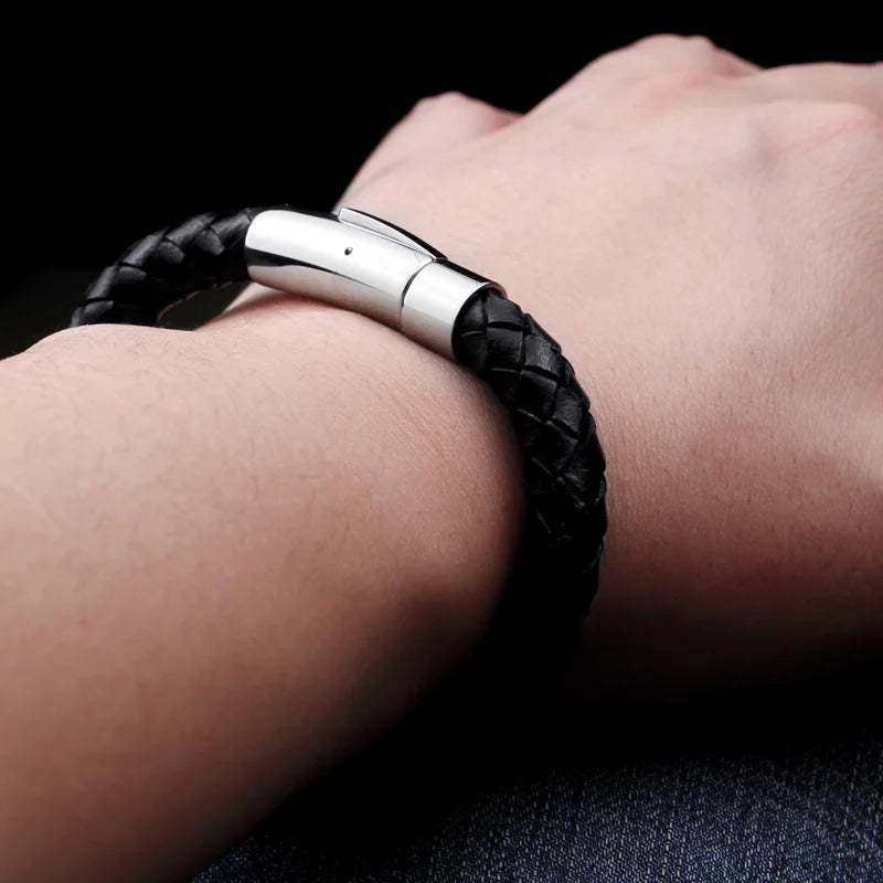 Bracelet en cuir de vache véritable Beier Styles classiques pour hommes et femmes Bracelet Bouddha Bijoux de personnalité tendance LLBC-L019