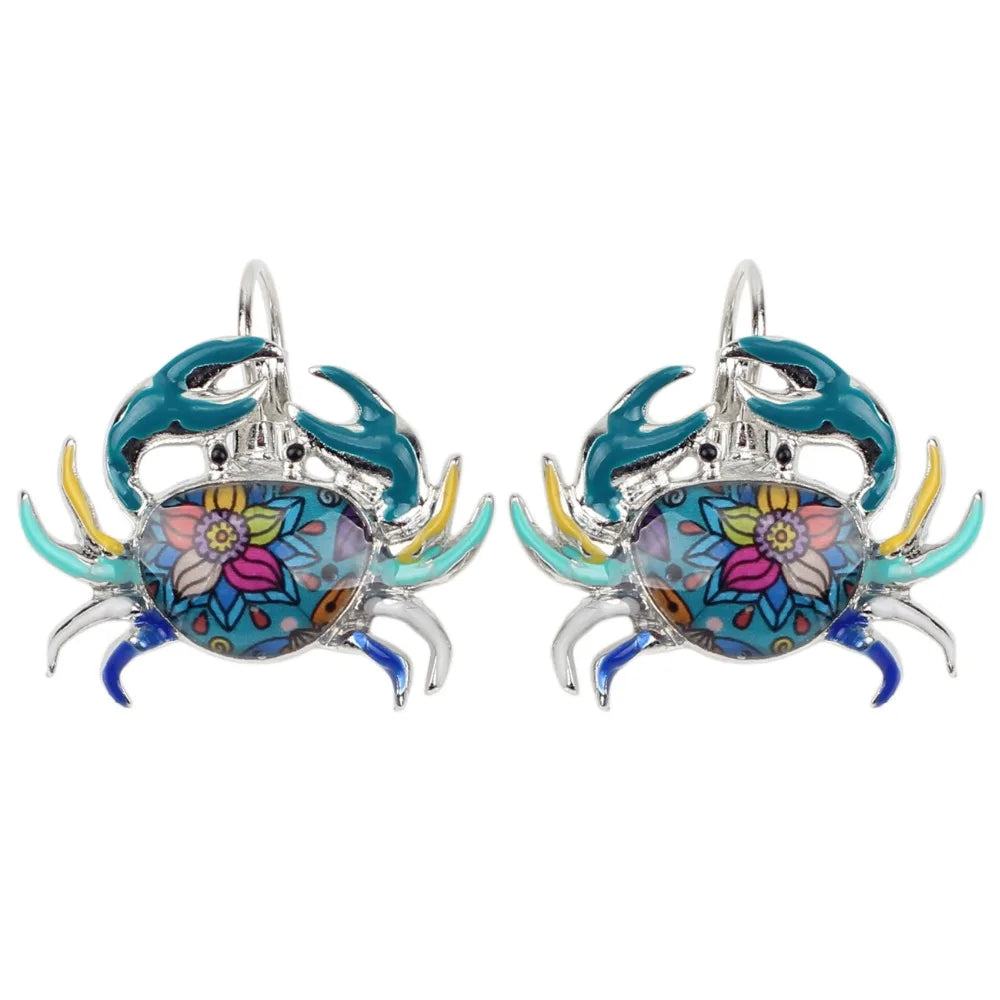 Krabben-Clip-Ohrringe für Frauen