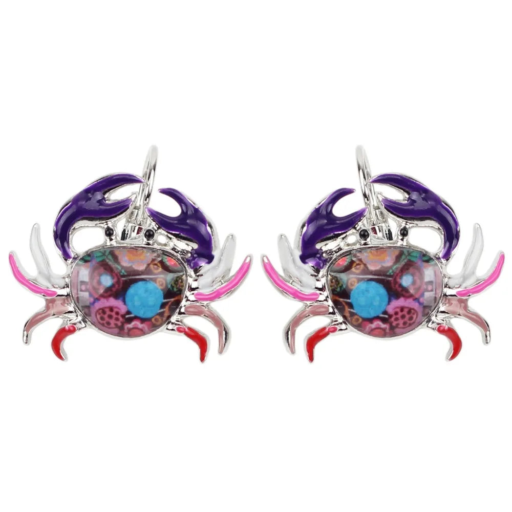 Krabben-Clip-Ohrringe für Frauen