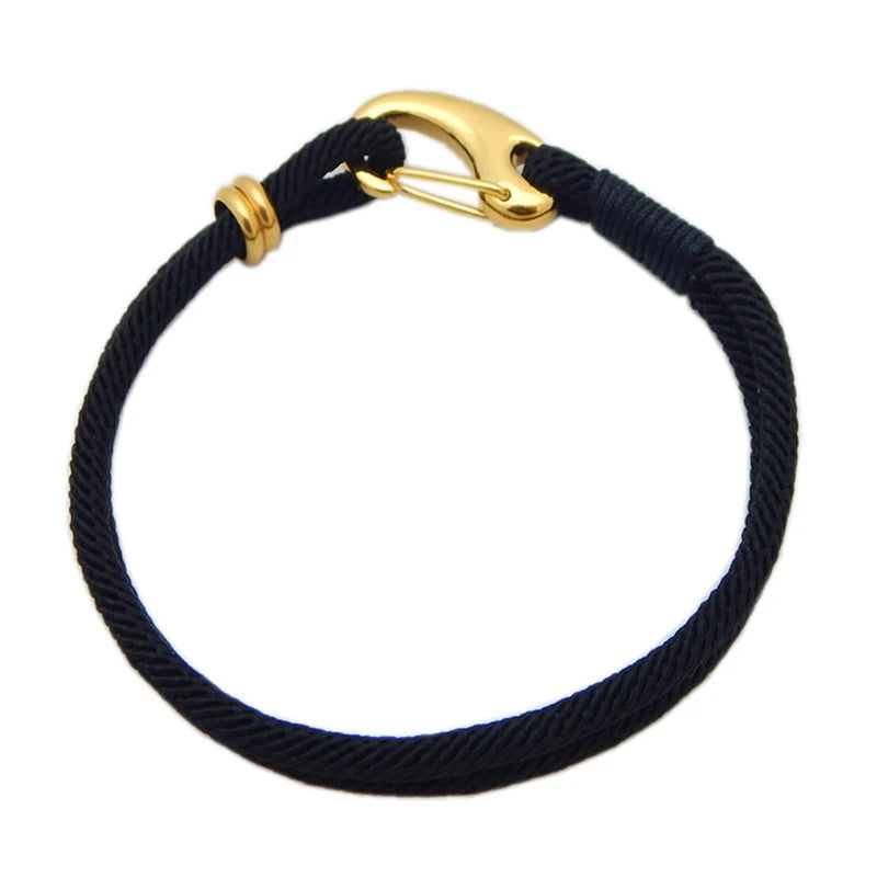 MKENDN Men Nautical Style Lobster Clasp Bracelet Outdoor Camping Rescue Emergency Rope Couple Bracelets Jewellry For Women Gifts