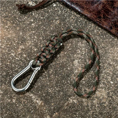 MKENDN Outdoor Umbrella Rope Camera Anti-lost Lanyard Climb Keychain Tactical Survival Tool Carabiner Hook Cord Backpack Buckle