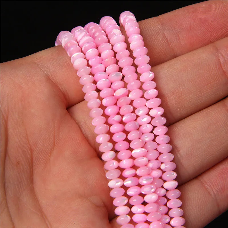 Multi Shape Size Natural Shell Beads Glitter Dyed Heishi Pearl Bead Mother of Pearl Beaded For Jewelry Making Necklace Bracelets
