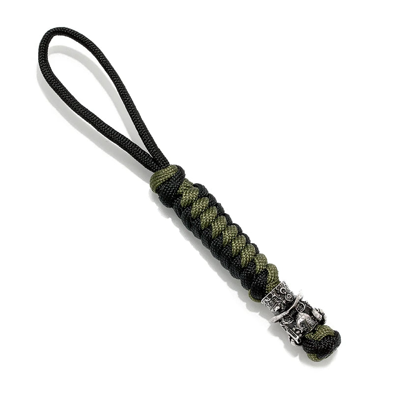 Plague Doctor Schnabel Keychains Men Bag Knife Beak Face Accessories Pendant Women Car Keyring Navy Paracord Survival Jewelry