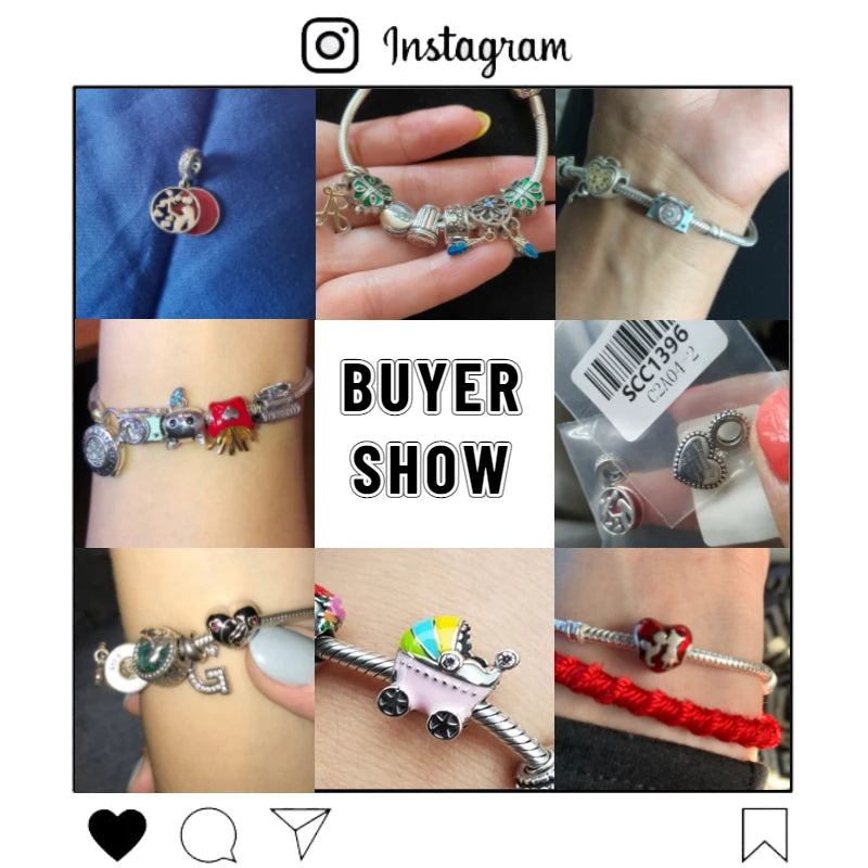 BISAER 925 Sterling Silver Couples Famille Charm Fille Garçon Maman Papa Amour Entrelacés Doigt Pendentif Fit Bracelets DIY Fine Jewelry