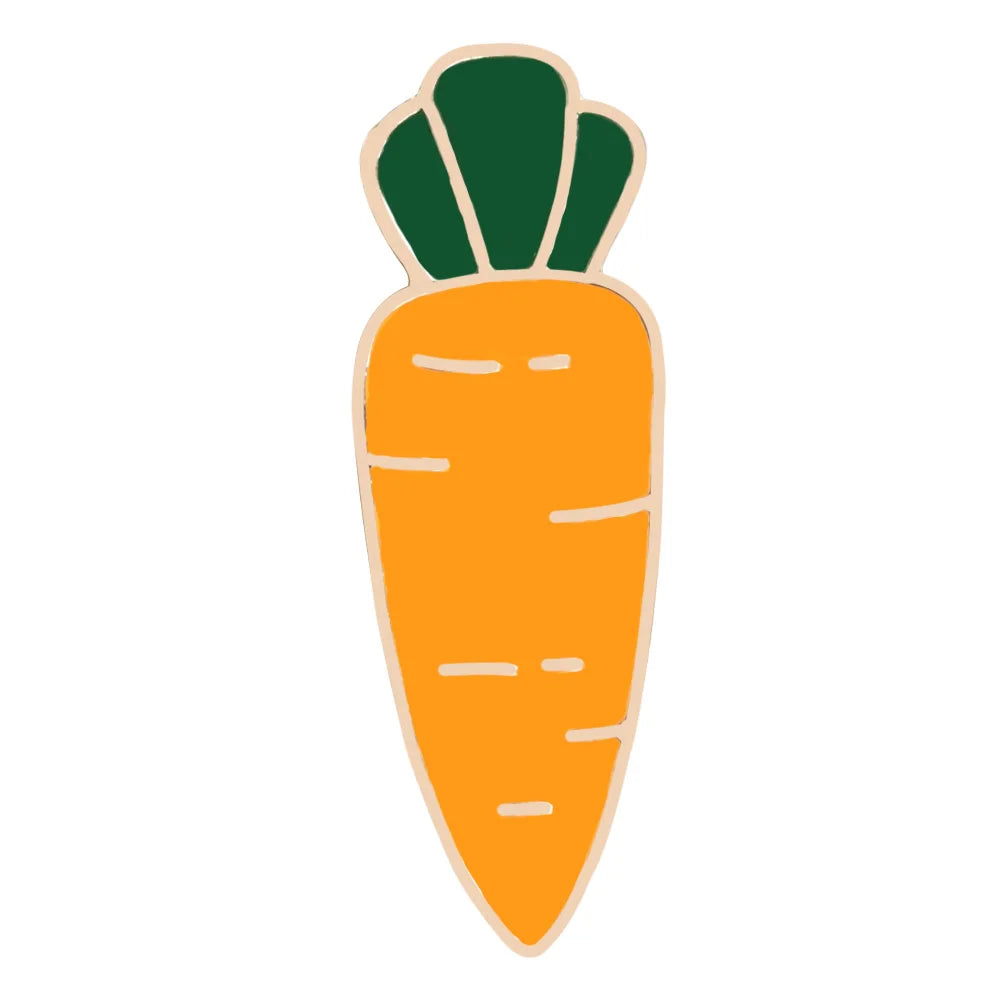 Cute Rabbit Enamel Pins Charm Carrot Bunny Brooch Bag Clothes Lapel Pin Button Badge Cartoon Animal Jewelry Gift for best friend
