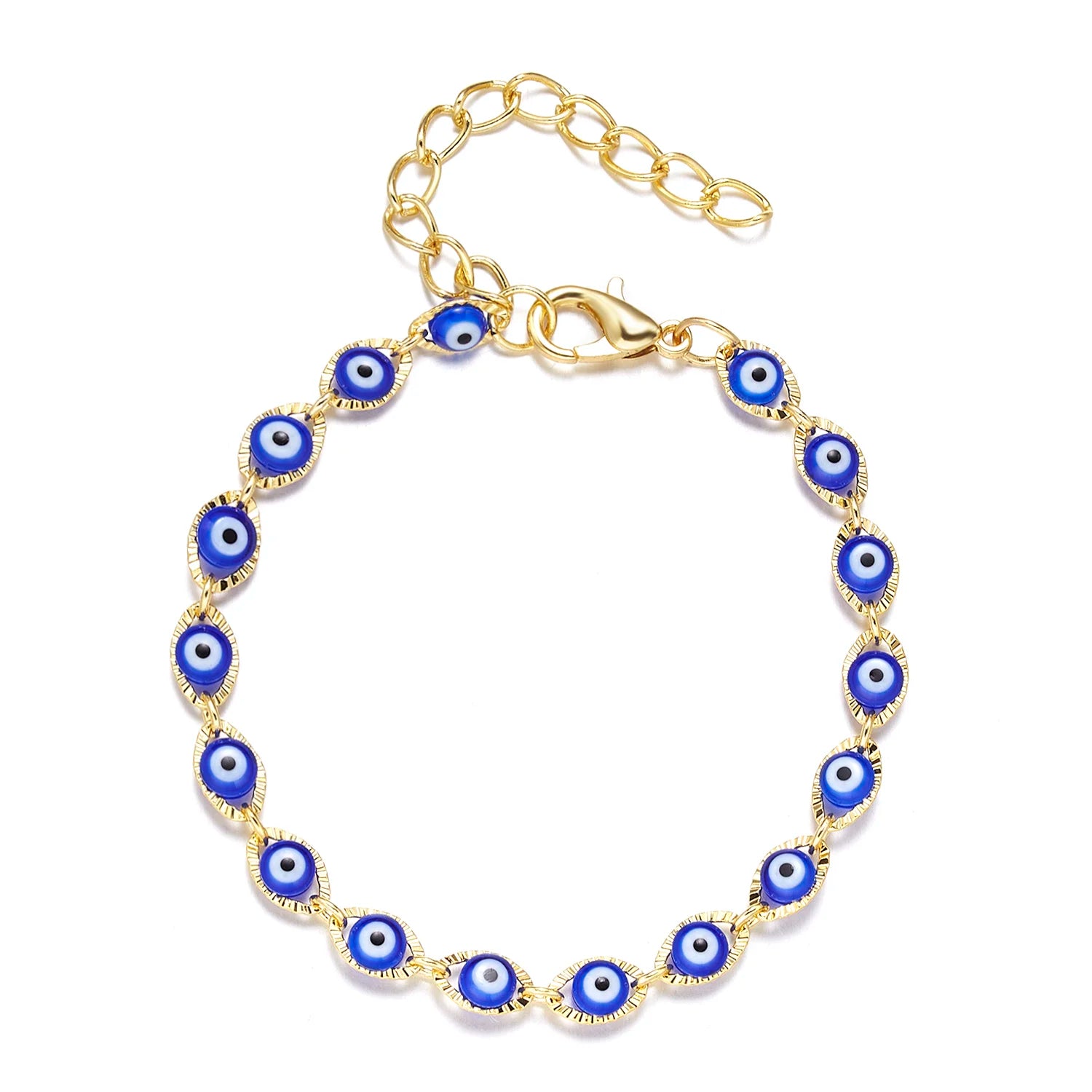 Turkish Lucky Evil Eye Bracelet For Women Blue Eyes Bead Handmade Bracelet Bangles Couple Friendship Birthday Party Jewelry Gift