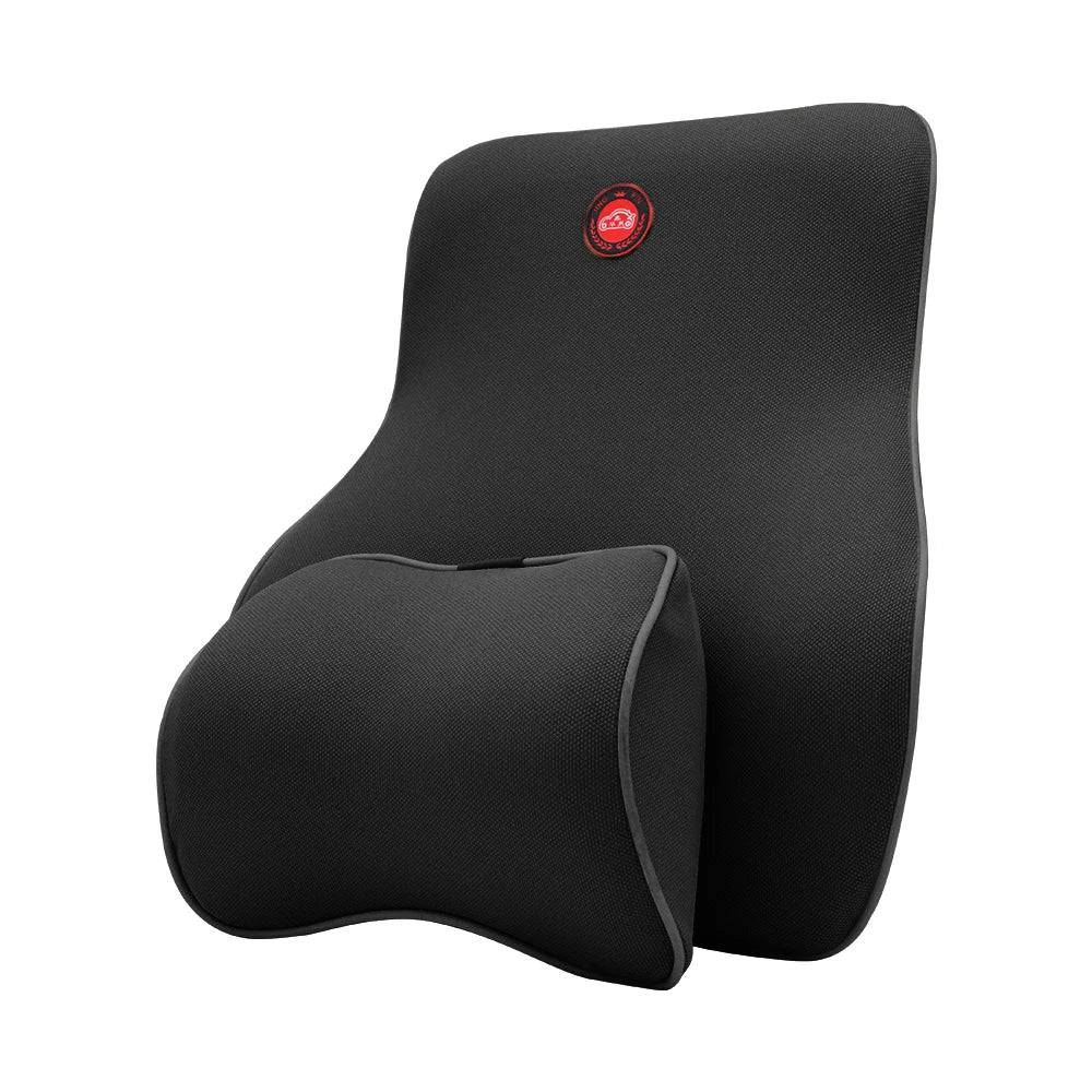 Memory Foam Car Seat Pillow Car Neck Pillow Protective Lumbar Back Support Breathable Car Headrest Cushion For Travel - Madeinsea©