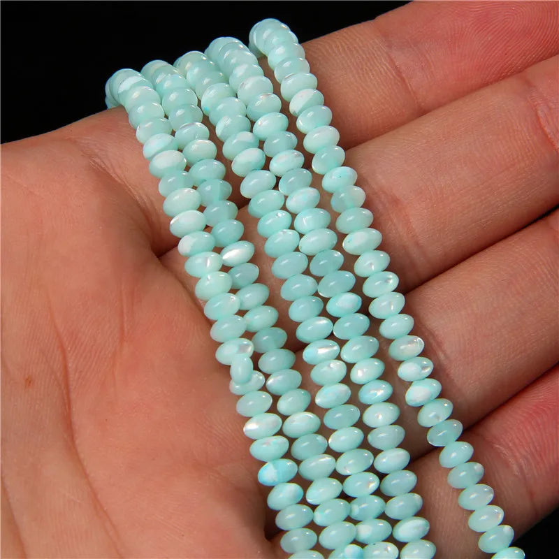 Multi Shape Size Natural Shell Beads Glitter Dyed Heishi Pearl Bead Mother of Pearl Beaded For Jewelry Making Necklace Bracelets