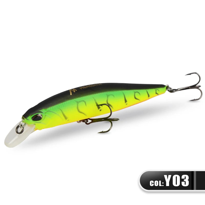 MEREDITH JERK MINNOW 100F 14g  Floating Wobbler Fishing Lure 24Color Minnow Lure Hard Bait Quality Professional Depth0.8-1.0m - Madeinsea©