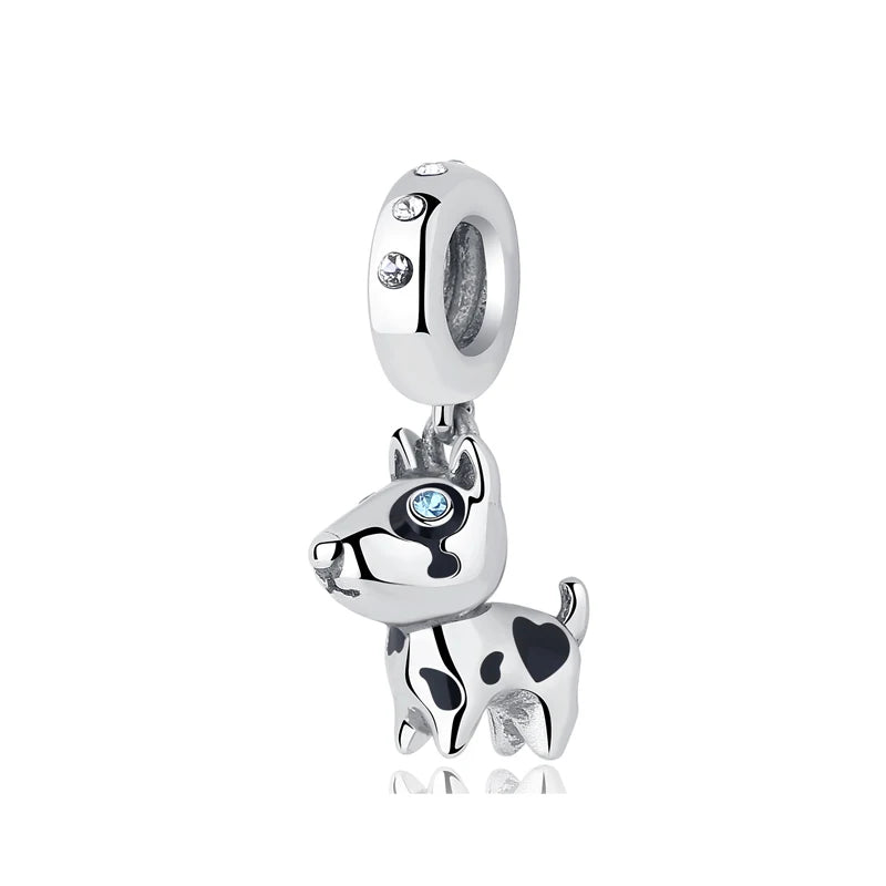 Original 925 Sterling Silver Charms Love Pets Dog Cat Paw Print Pendant Beads Fit Brand Bracelets Necklaces Women DIY Jewelry - Madeinsea©