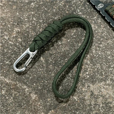 MKENDN Men Multi-function Paracord Survival Bracelet Keychain Outdoor Camping Rescue Emergency Rope Knife Rope Flashlight Rope