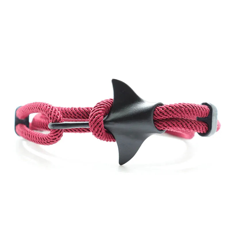 Modisches Manta-Armband für Damen und Herren, mehrlagig, verstellbar, 4 mm, Milanaise-Seil, Survival-Armband, Strandschmuck, Geschenkidee