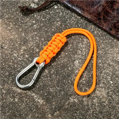 MKENDN Outdoor Umbrella Rope Camera Anti-lost Lanyard Climb Keychain Tactical Survival Tool Carabiner Hook Cord Backpack Buckle