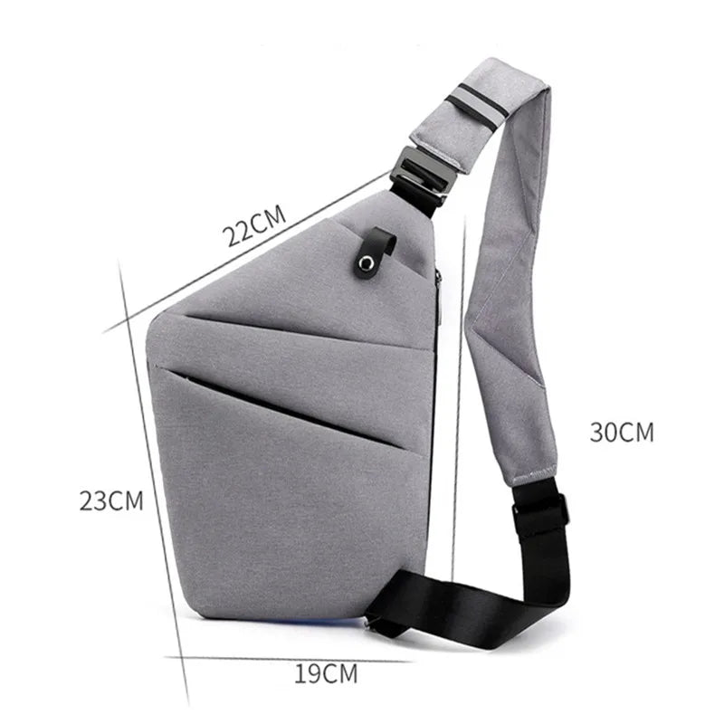 Ultra thin anti-theft small cross body chest bag - Madeinsea©