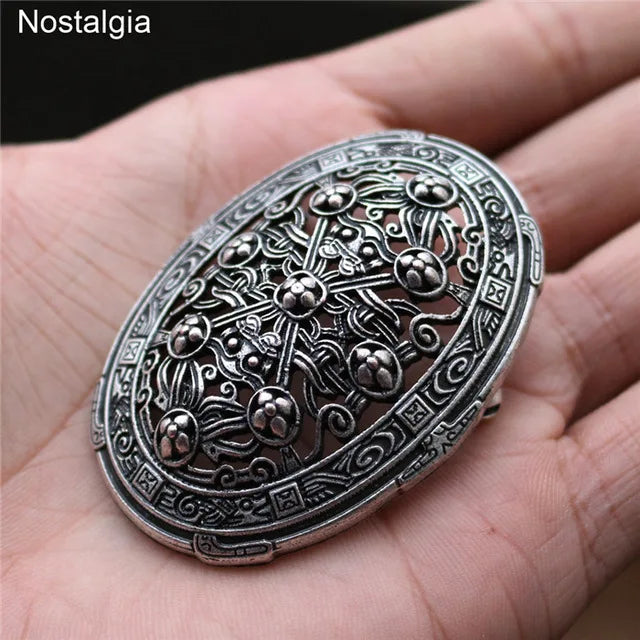 1pcs Nordic Viking Brooch Sweden Scandinavian brosch jewelry Talisman Witchy Large Big Brooches For Women Men Wicca