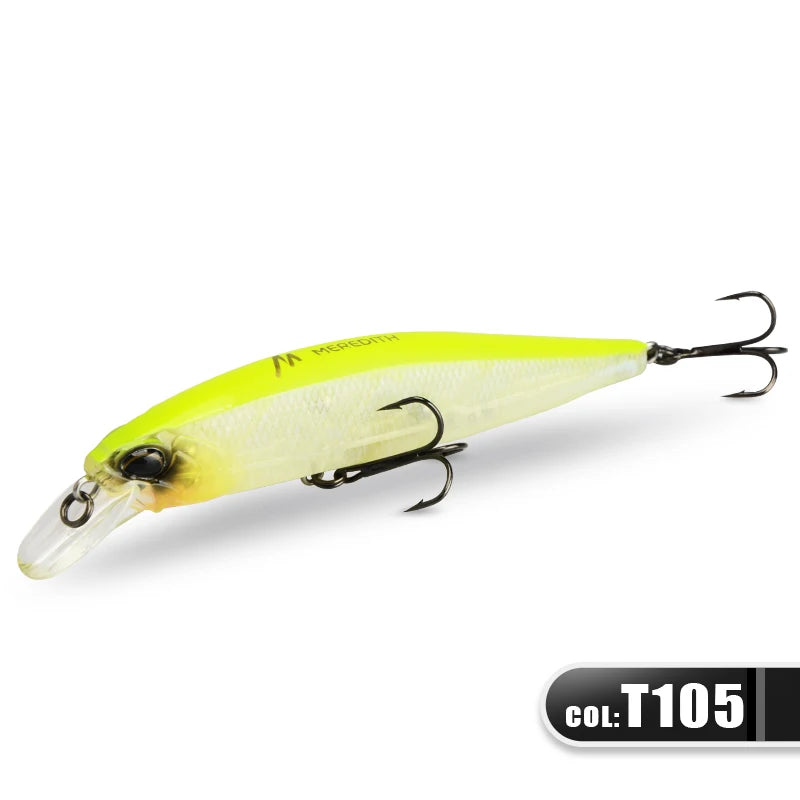 MEREDITH JERK MINNOW 100F 14g  Floating Wobbler Fishing Lure 24Color Minnow Lure Hard Bait Quality Professional Depth0.8-1.0m - Madeinsea©