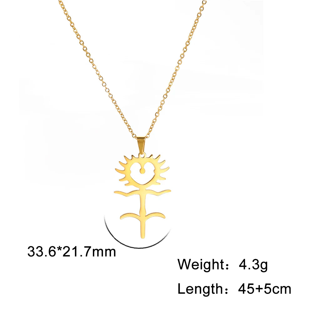 Collier gothique Ghostemane en acier inoxydable argenté pour femme, bijou punk d'Halloween, nouveauté