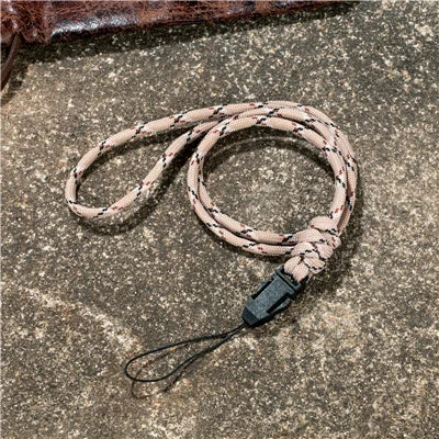 Multi-function Paracord Survival neckband lanyard ID card gym neckband phone with Knife Flashlight USB ID holder DIY neckband