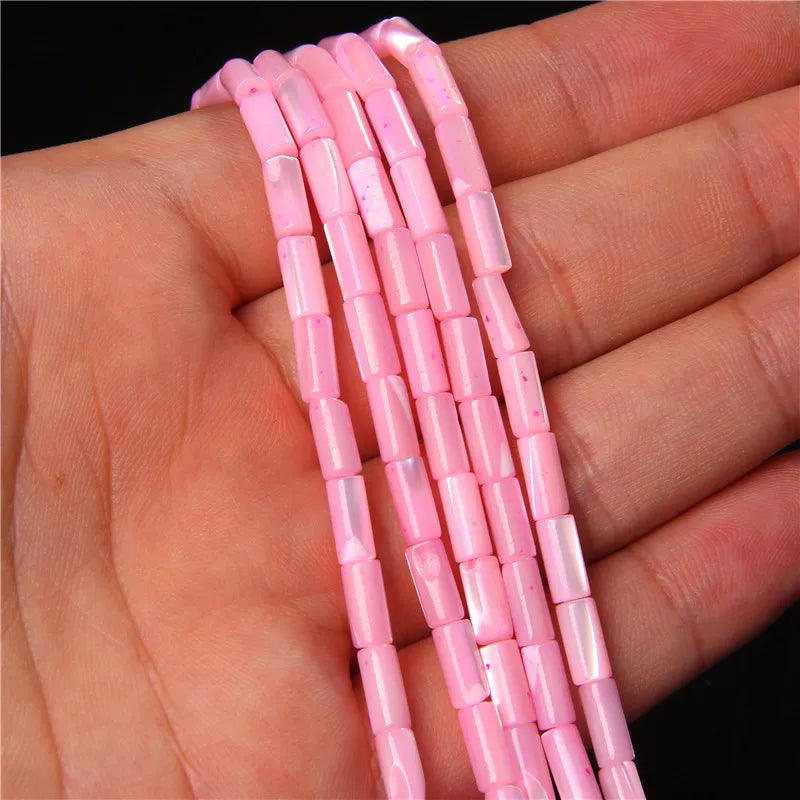Multi Shape Size Natural Shell Beads Glitter Dyed Heishi Pearl Bead Mother of Pearl Beaded For Jewelry Making Necklace Bracelets
