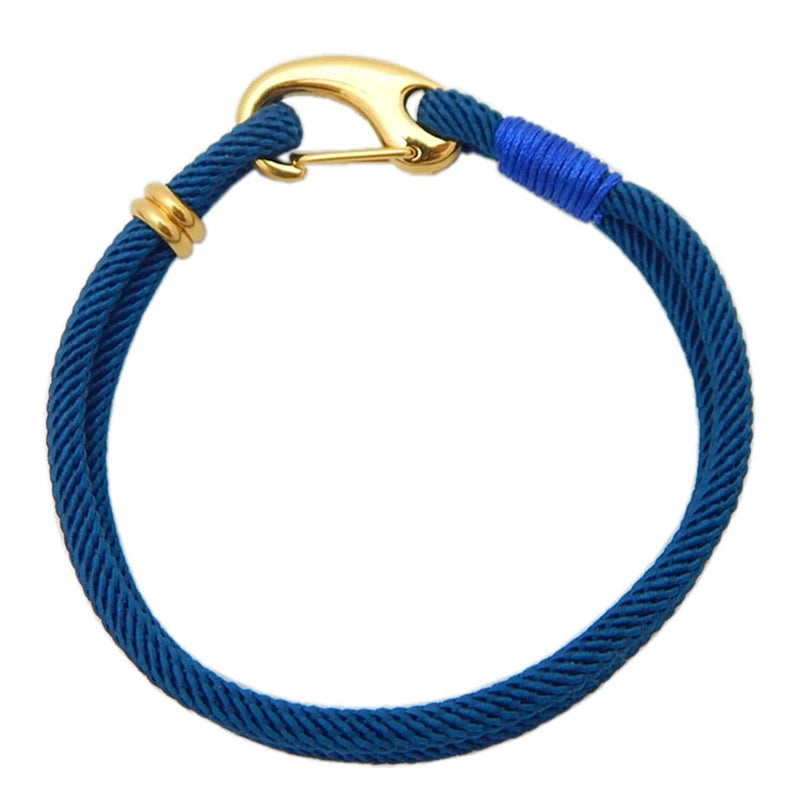 MKENDN Men Nautical Style Lobster Clasp Bracelet Outdoor Camping Rescue Emergency Rope Couple Bracelets Jewellry For Women Gifts