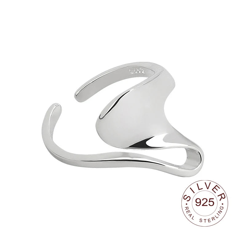 Bague en argent sterling 925, nouvelle bague simple en forme d'œil de fleur, couleur or, style rétro, effet vieilli, faite à la main, bijoux fins et tendance