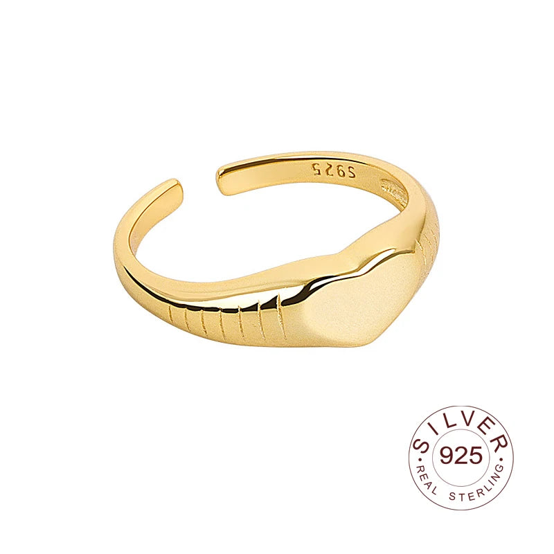 Bague en argent sterling 925, nouvelle bague simple en forme d'œil de fleur, couleur or, style rétro, effet vieilli, faite à la main, bijoux fins et tendance