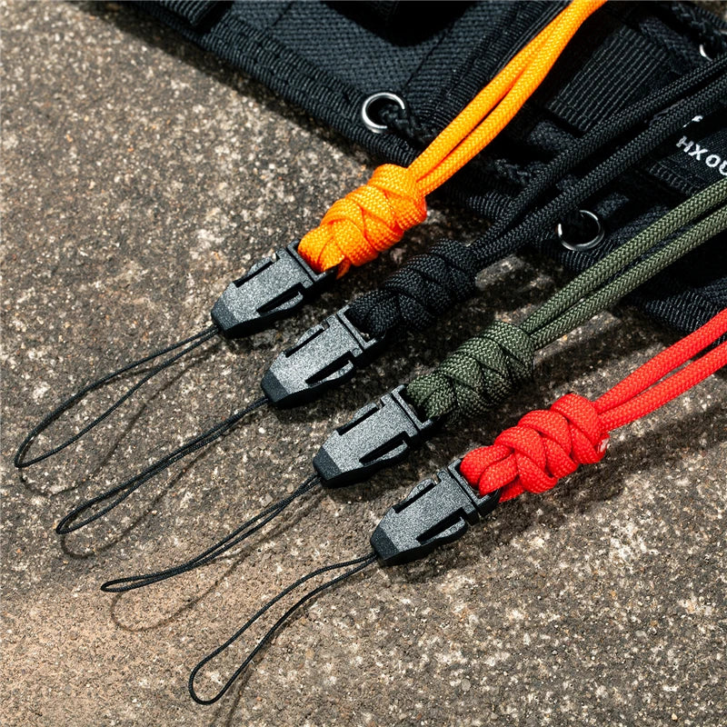 Multi-function Paracord Survival neckband lanyard ID card gym neckband phone with Knife Flashlight USB ID holder DIY neckband