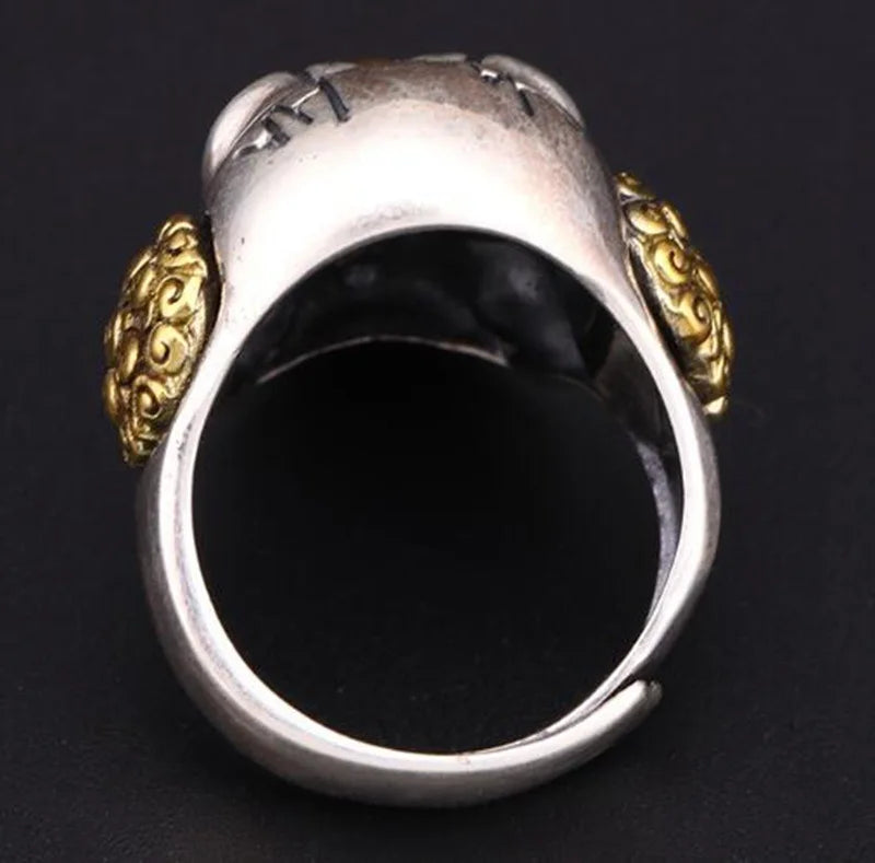 Classic Character Clown Skull Metal Ring Men's Hip Hop Rock Punk Motorcycle Accessories Riding Jewelry Gift