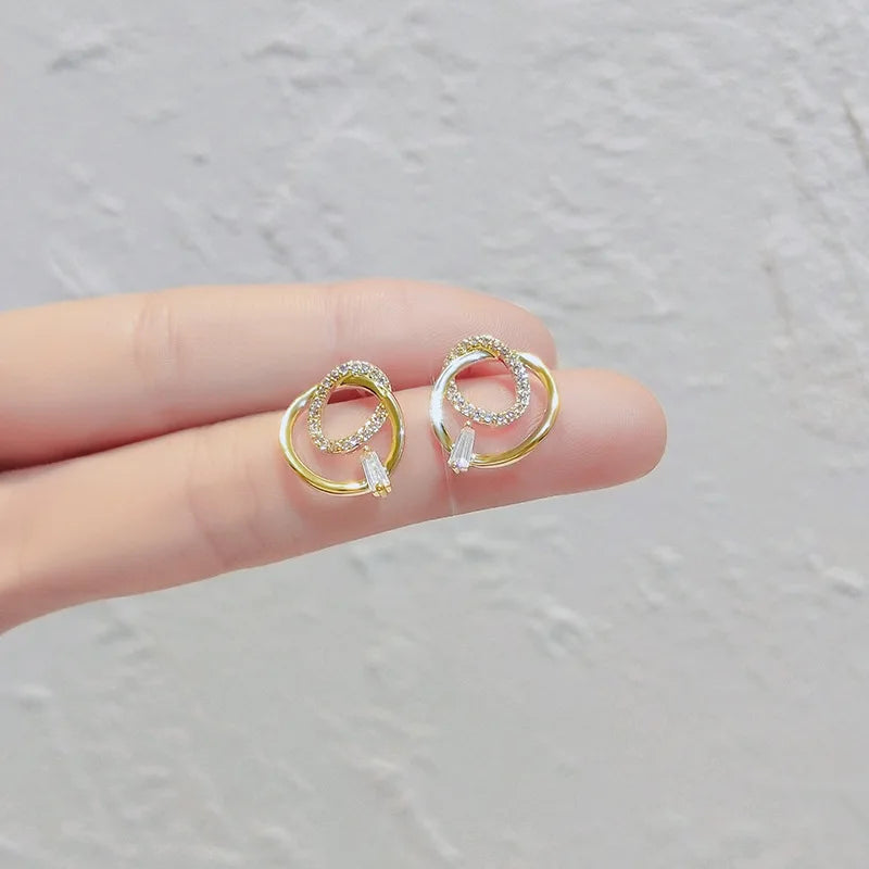 925 Sterling Silver Woman Stud Earrings Unusual Earings for No ear holeVintage Ear Cuffs For Party Women's Jewelry