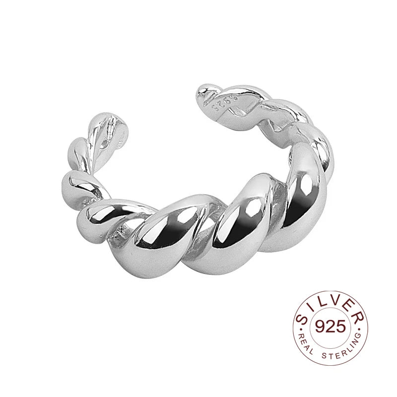 Bague en argent sterling 925, nouvelle bague simple en forme d'œil de fleur, couleur or, style rétro, effet vieilli, faite à la main, bijoux fins et tendance