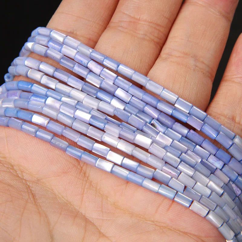 Multi Shape Size Natural Shell Beads Glitter Dyed Heishi Pearl Bead Mother of Pearl Beaded For Jewelry Making Necklace Bracelets