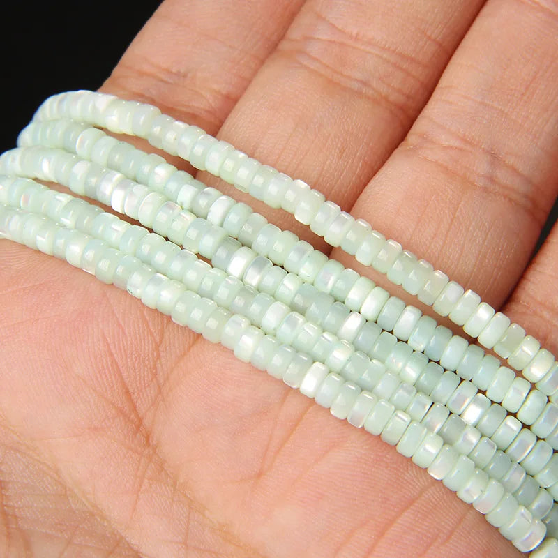 Multi Shape Size Natural Shell Beads Glitter Dyed Heishi Pearl Bead Mother of Pearl Beaded For Jewelry Making Necklace Bracelets