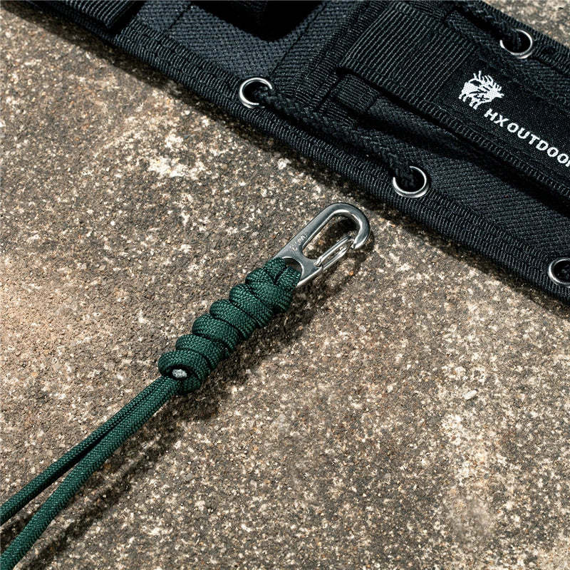 MKENDN Men Multi-function Paracord Survival Bracelet Keychain Outdoor Camping Rescue Emergency Rope Knife Rope Flashlight Rope