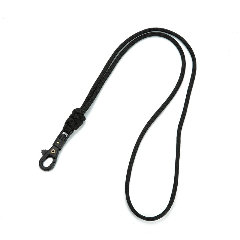 Outdoor Rock Climbing Plastic Clip Hanging Neck Rope Lanyard for iPhone Camera USB Holder ID Pass Card Name Badge Holder
