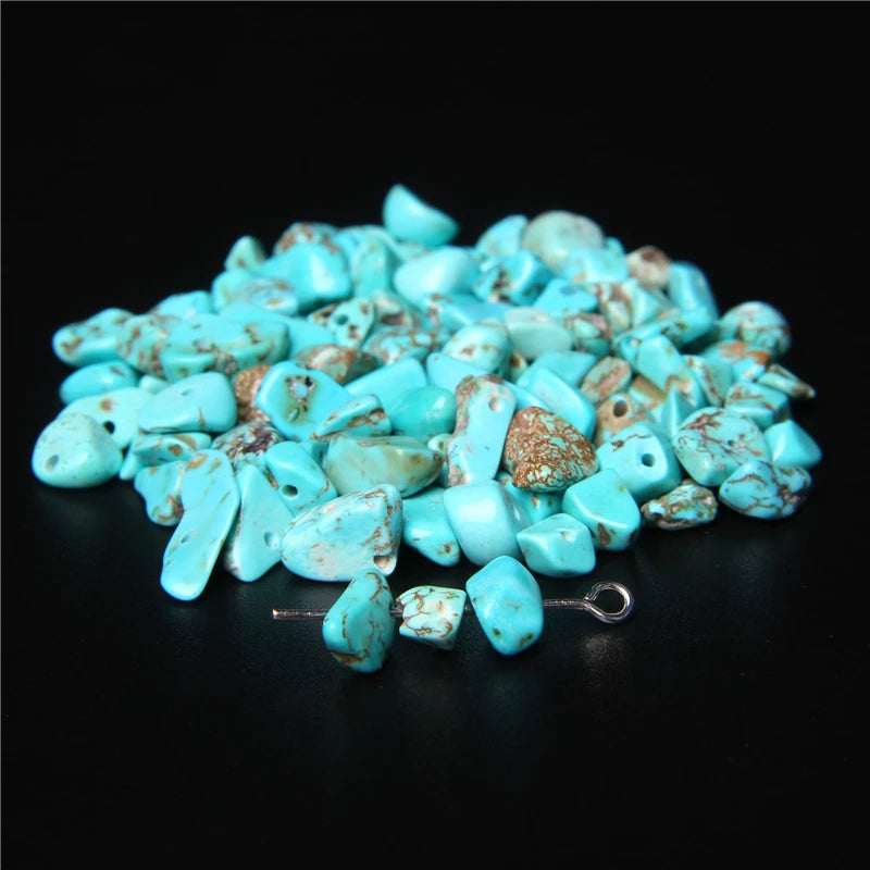 Natural Stone Chips Bead 5-8mm Turquoises Malachite Quartzs Irregular Gravel Beads For Diy Bohemia Jewelry Making Accessories - Madeinsea©
