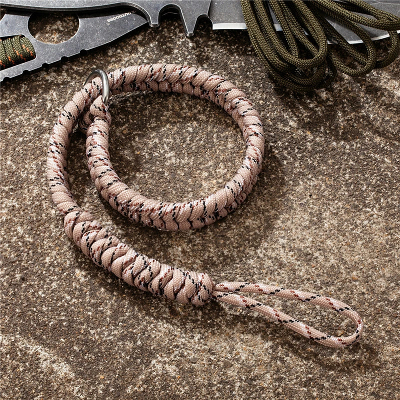 MKENDN Outdoor Rock Climbing 7-core Umbrella Rope Braided Bracelet Rope Camera Holder Device Anti-fall Wrist Rope Wrist Strap