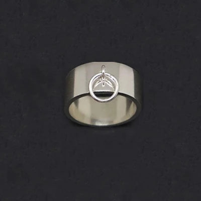 MKENDN Partnerringe mit Kreuzmotiv für Damen und Herren, Symbol für Versprechen, Pfeil, Lotus, Om, Pyramide, König und Königin, Krone, passende Ringe, Tauf- und Ostergeschenk