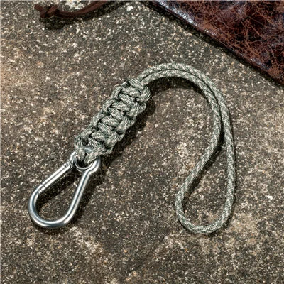 MKENDN Outdoor Umbrella Rope Camera Anti-lost Lanyard Climb Keychain Tactical Survival Tool Carabiner Hook Cord Backpack Buckle