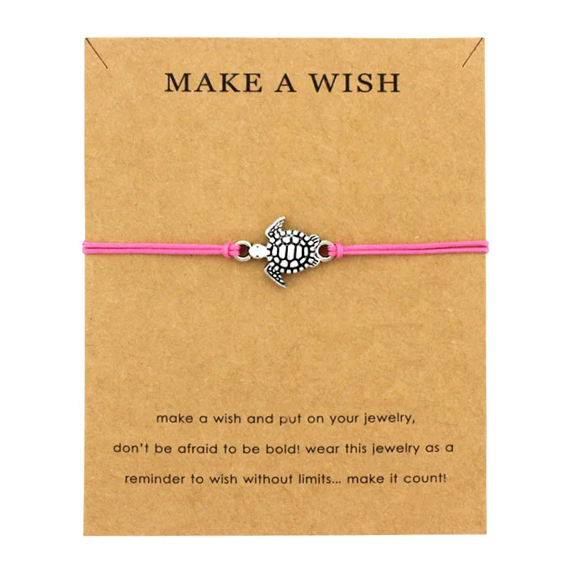 Ocean Waves Beach Nautical Surfing Adjustable Bracelets Sea Turtle Charms Women Men Boys Girls Unisex Jewelry Drop Shipping