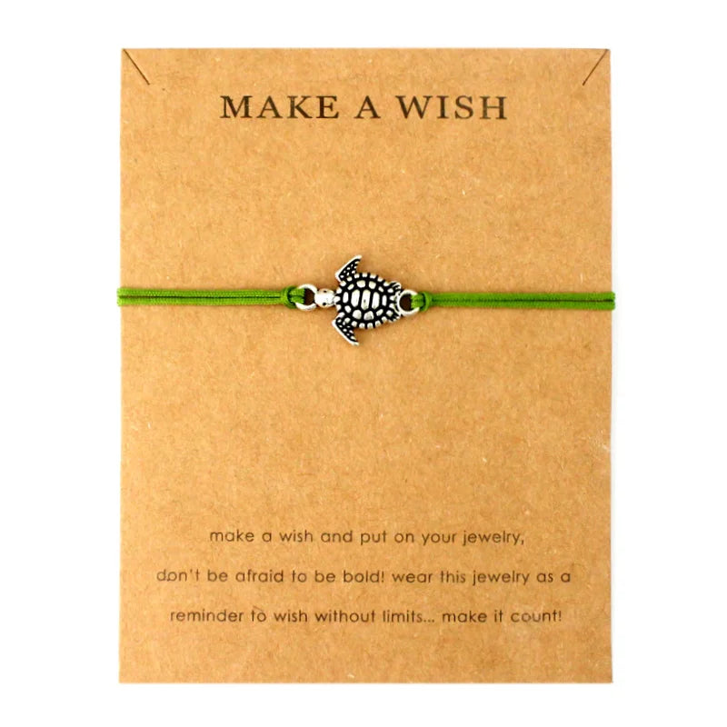 Ocean Waves Beach Nautical Surfing Adjustable Bracelets Sea Turtle Charms Women Men Boys Girls Unisex Jewelry Drop Shipping