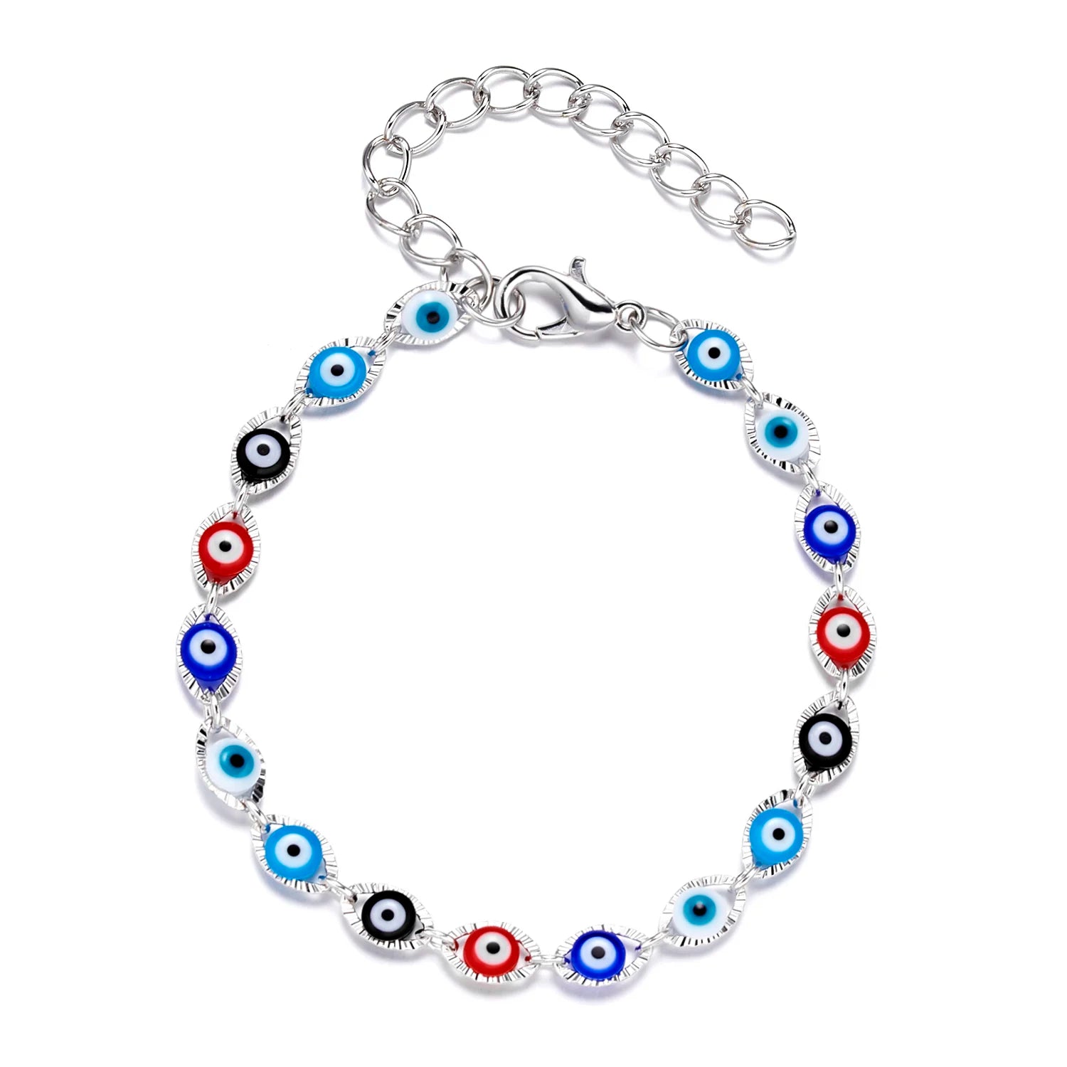Turkish Lucky Evil Eye Bracelet For Women Blue Eyes Bead Handmade Bracelet Bangles Couple Friendship Birthday Party Jewelry Gift