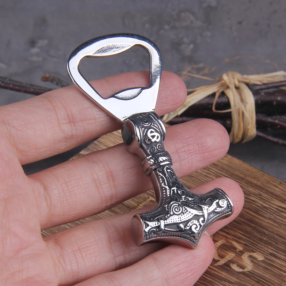 Nordic Viking Thor Hammer Bottle Opener with Wooden Box - Madeinsea©