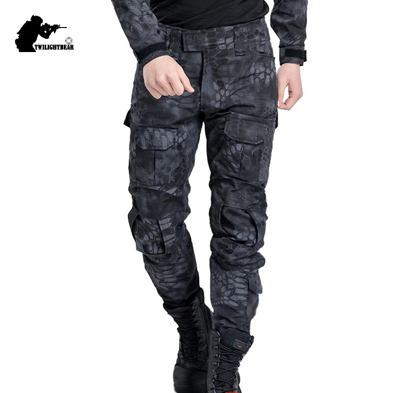 Military Pants Army Camouflage Tactical Pants High Quality Multi Pocket Cargo Pant Men Clothing Printball Trousers TFG3 - Madeinsea©