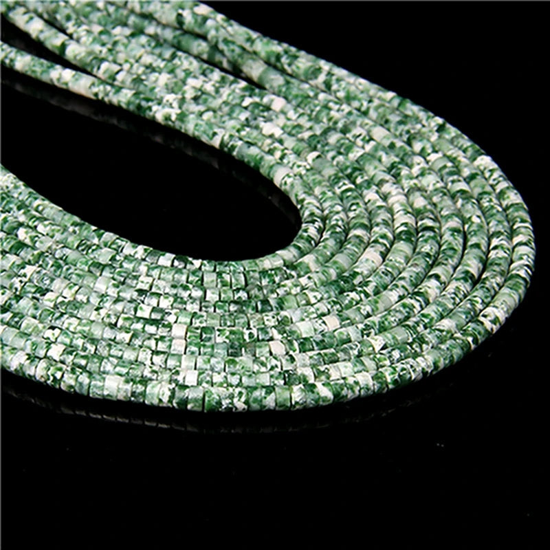 Natural Turquoises Stone Bead Blue Rondelle Cube Shape Loose Spacer Beads For Jewelry Making DIY Necklace Bracelets Accessories - Madeinsea©