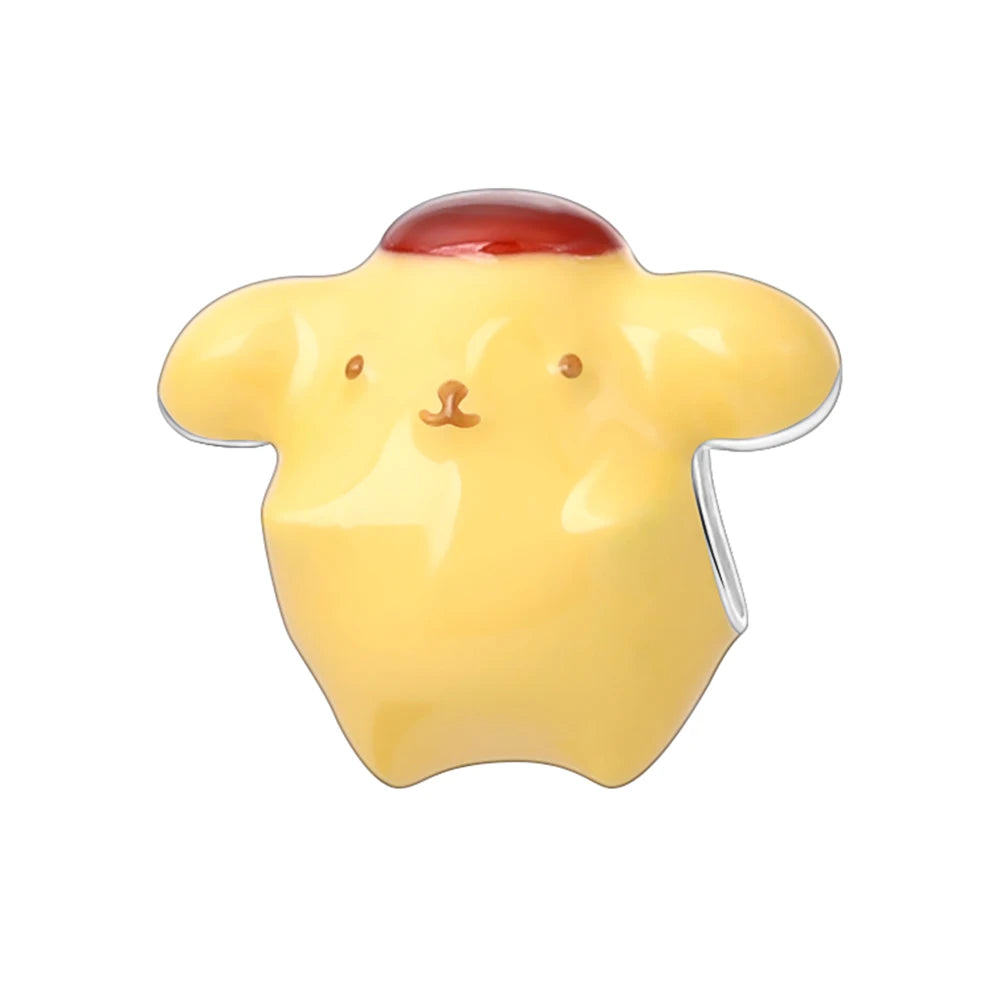 2025 New Miniso Disney Sanrio Beads 925 Silver Stitch Hello Kitty Kuromi Charm Fit Original Bracelet Women DIY Pendant Jewelry