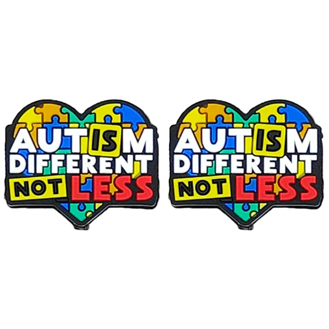 10Pcs Autism Silicone Focal Beads Bulk Focal Silicone Beads for Pens Keychain Making Bracelet