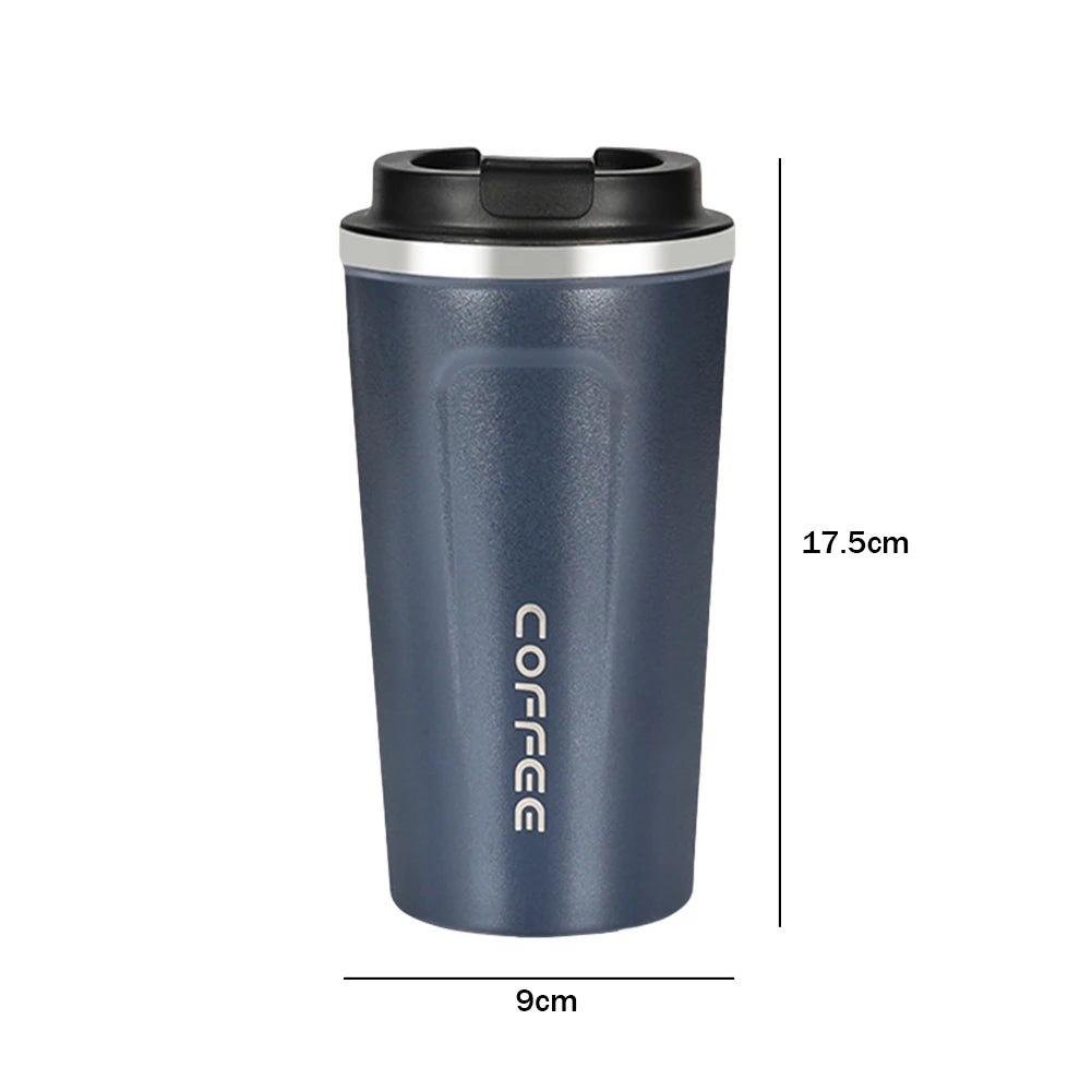 350ml/500ml Stainless Steel Coffee Cup Travel Thermal Mug Leak-Proof Thermos Bottle Tea Coffee Mug Vacuum Flask Insulated Cups