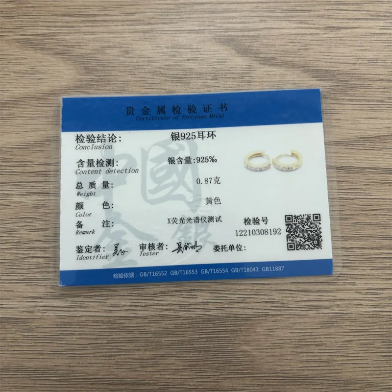 925 Sterling Silber Französisch Einfache Pavé Kristall Runde Ohrringe Frauen Vintage Palace Stil Edle Elegante Bankett Schmuck Geschenk