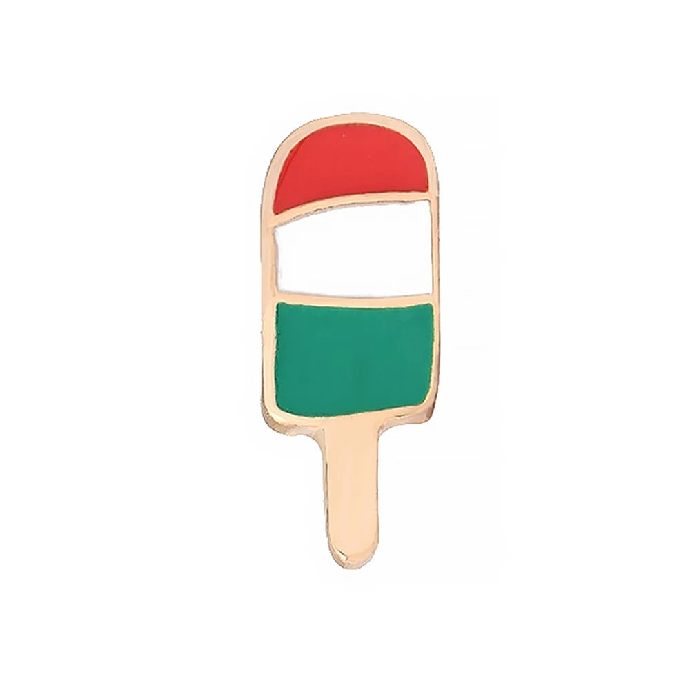 Enjoy Summer Holiday Brooch Cartoon Sea Beach Sunglasses Pins for Friends Drink Cup Ice Cream Tree Enamel Badge Bag Jewelry Gift