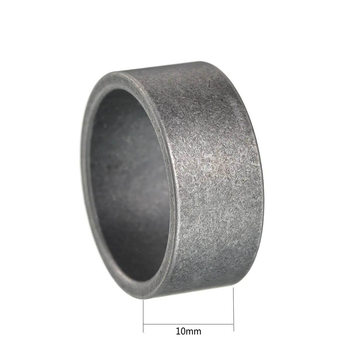 Retro Metal 8/10/12mm Antique Distressed Wide Ring For Men Stainless Steel Ring Punk Gothic Rock Hiphop Accessories Jewelry Gift